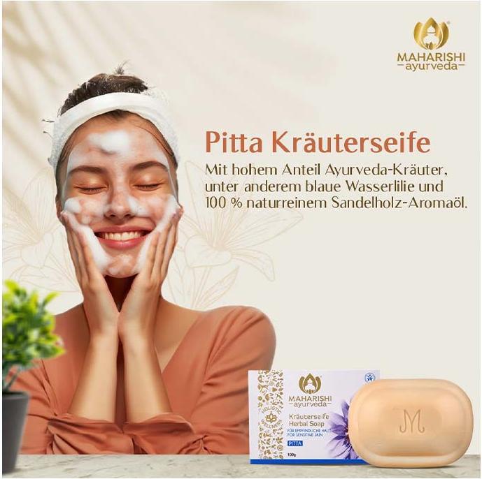 Immagine prodotto Maharishi Ayurveda Sapone alle erbe Pitta (Sapone duro)