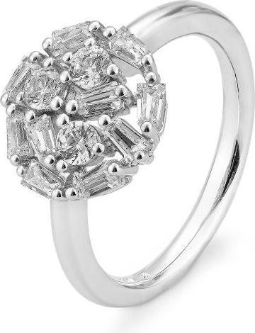 Breuning RING - BRILL. 0,85 Ct. G/if (52, 585/14 K Gold)