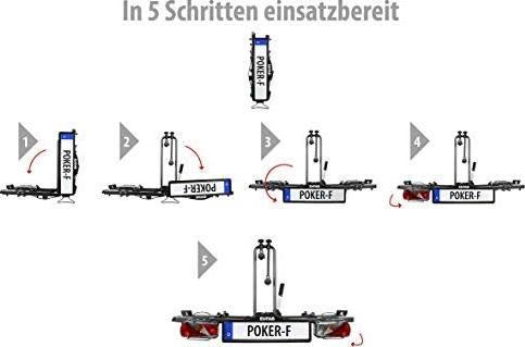 Produktbild EAL Fahrradträger Poker-F 12010LAS Anzahl Fahrräder 2