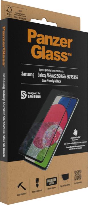 Produktbild PanzerGlass Edge to Edge (1 Stück, Samsung Galaxy A52 5G, Samsung Galaxy A52)