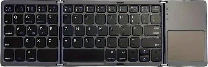 Image du produit PhoneLook Mini clavier QWERTY sans fil Bluetooth pliable avec Touch pad pour Smartphone et tablet (Android et (ING. Int.)