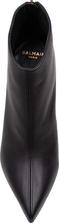 Produktbild Balmain black leather ankle boot (39)