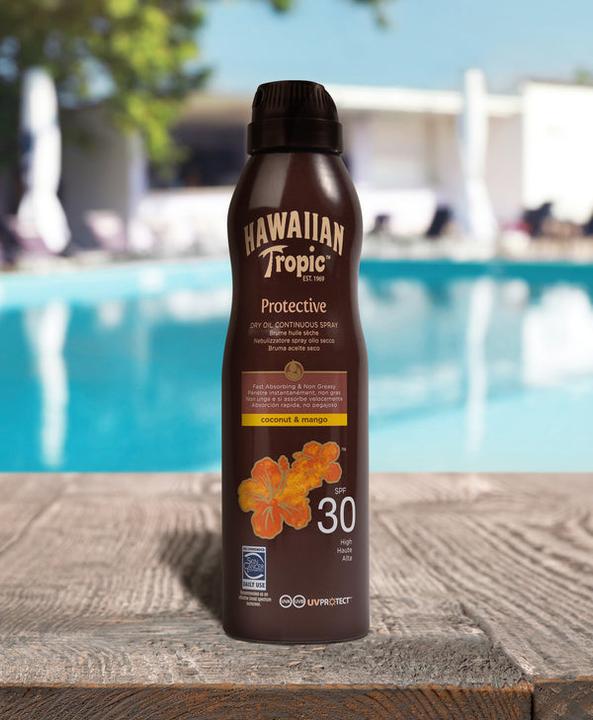 Produktbild Hawaiian Tropic Coconut & Mango Oil (Sonnenspray, SPF 30, 180 ml)