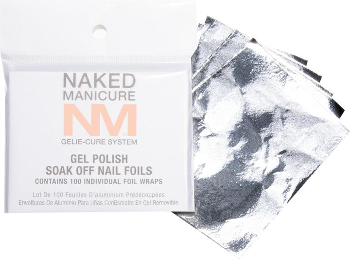 Zoya Naked Manicure Gelie Cure Soak Off Nails Foil (100 Pcs)