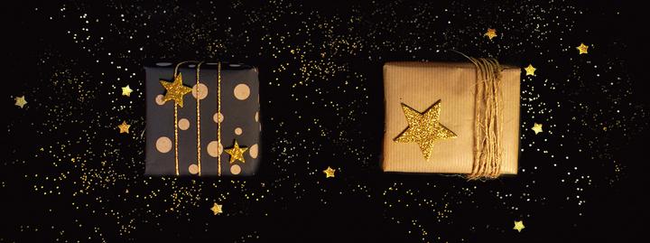 Produktbild Braun + Company Sticker Glitzersterne