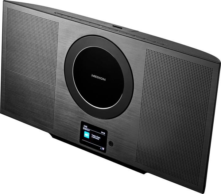 Produktbild Medion Stereoanlage P66348 Schwarz (CD Player, Bluetooth, Spotify Connect, 2x 10 W)
