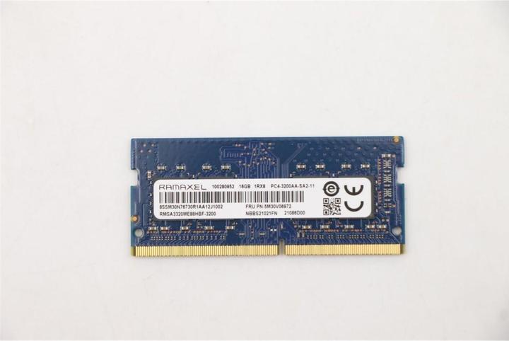 Lenovo SoDIMM,16GB,DDR4,3200,Ramaxel (1 x 16GB, 3200 MHz, DDR4-RAM, SO-DIMM)
