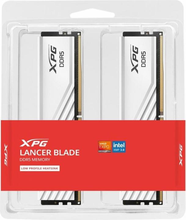 Actual product image Adata DDR5 32GB 6000-36 K2 XPG Lancer Blade white (2 x 16GB, 6000 MHz, DDR5 RAM, DIMM)