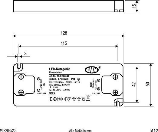 Actual product image EVN-Lichttechnik LED power supply