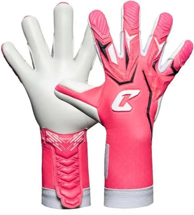 Actual product image Catch & Keep Fussballhandschuhe ViVor Crazy Orange Gr. 7 Torwart Goalie Handschuhe (7)