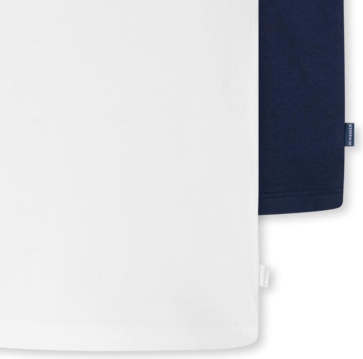 Actual product image Schiesser Pack of 6 Kids Boys 95/5 Organic Cotton Undershirt (128)