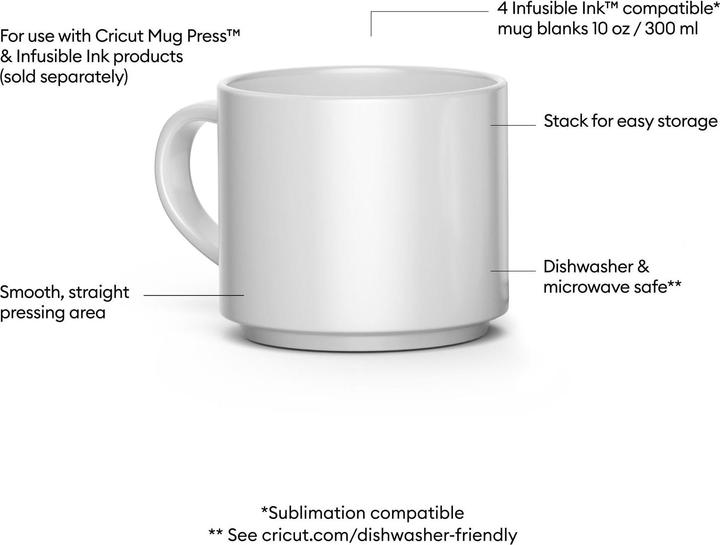 Actual product image Cricut Cup Infusible (300 ml, 4 x)