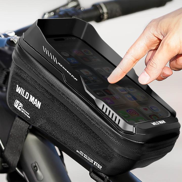 Immagine prodotto Wildman Borsa per telaio di bicicletta XT2, volume totale 1L (1 l, Borsa telaio)