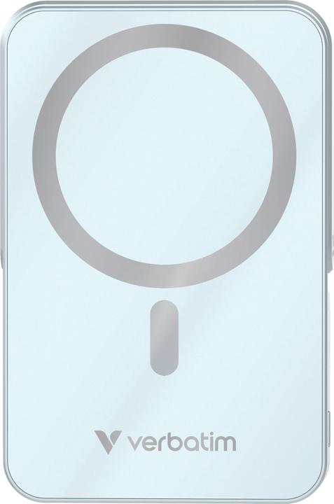 Image du produit Verbatim Charge ‘n’ Go Power Bank with Stand Magnetic Wireless 10000mAh - Blue (10000 mAh, 20 W, 37 Wh)