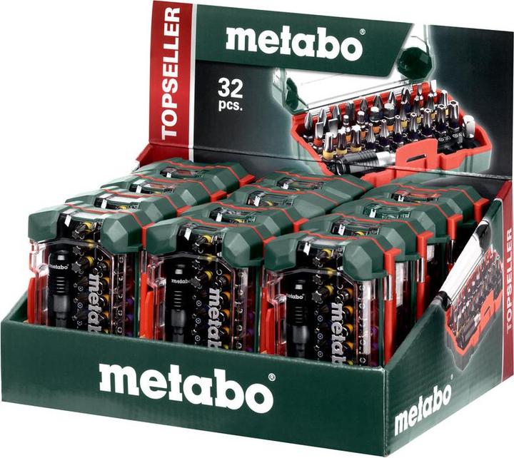 Produktbild Metabo Bit-Box SP (Kreuz Phillips PH M2, Kreuz Phillips PH M1, Kreuz Pozidriv PZ M3, Kreuz Phillips PH M3, Kreuz Pozidriv PZ M2, Kreuz Pozidriv PZ M1)