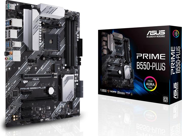 Produktbild ASUS PRIME B550-PLUS (AM4, AMD B550, ATX)