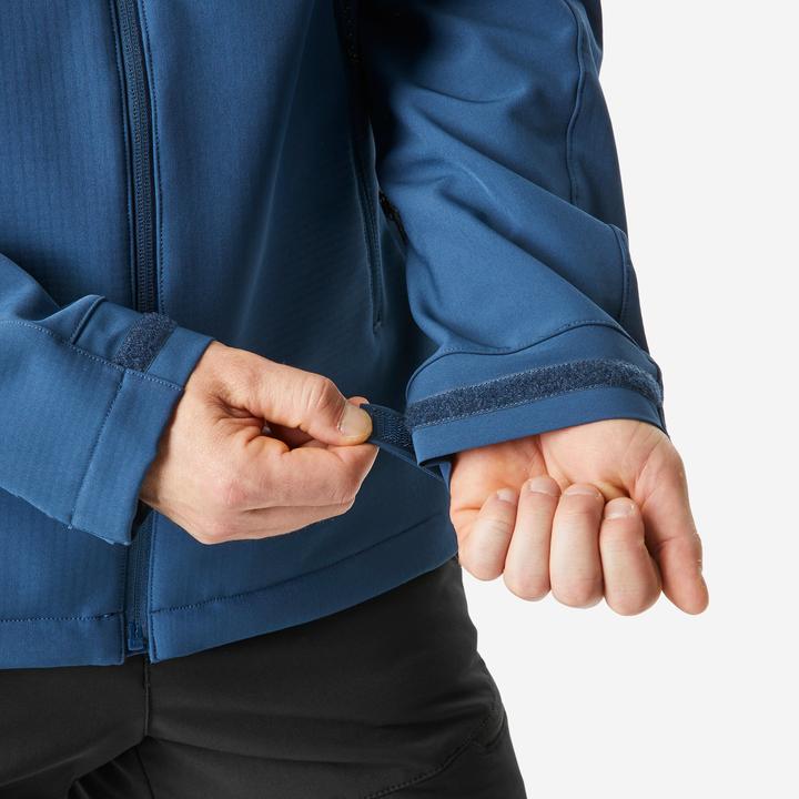 Actual product image Forclaz Men's softshell jacket - MT500 Windwarm blue (L)