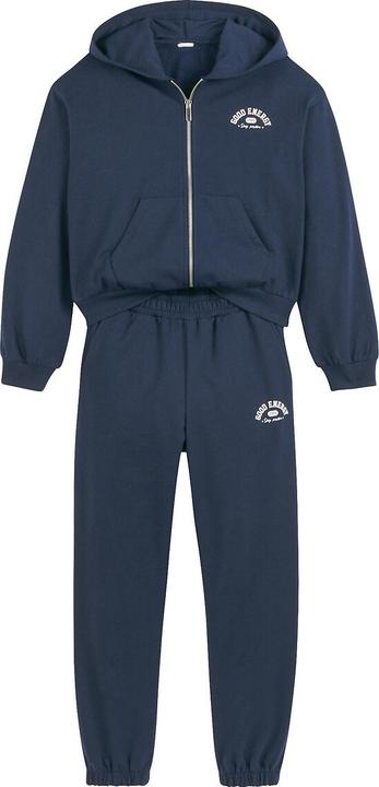 La Redoute Collections 2-teiliges Set aus Kapuzensweatjacke und Hose