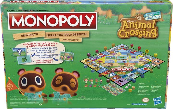 Productafbeelding Hasbro Gaming Monopoly - Animal Crossing: nieuwe horizonten (Italiaans)