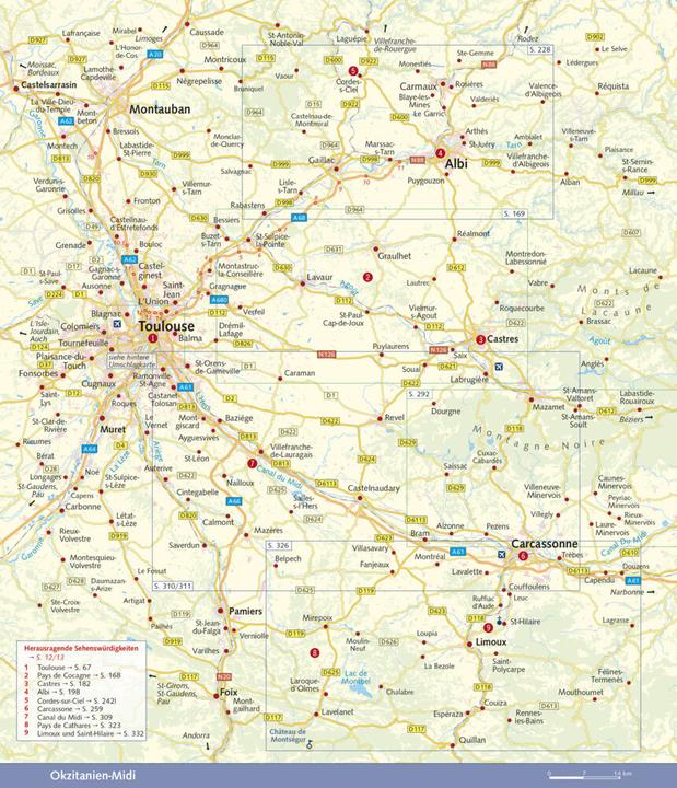 Produktbild Reiseführer Toulouse, Albi, Carcassonne (Deutsch, Heike Bentheimer, 2022)