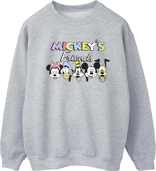Disney Mickey Mouse And Friends Faces Sweatshirt (L)