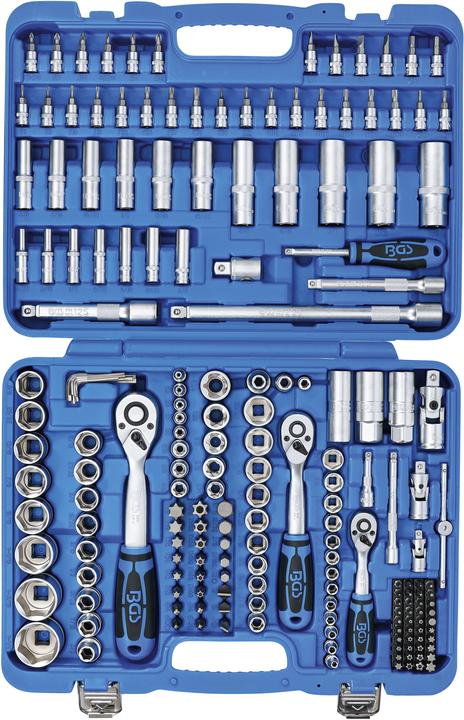 Actual product image BGS Socket spanner set (3/8", 1/4", 1/2")