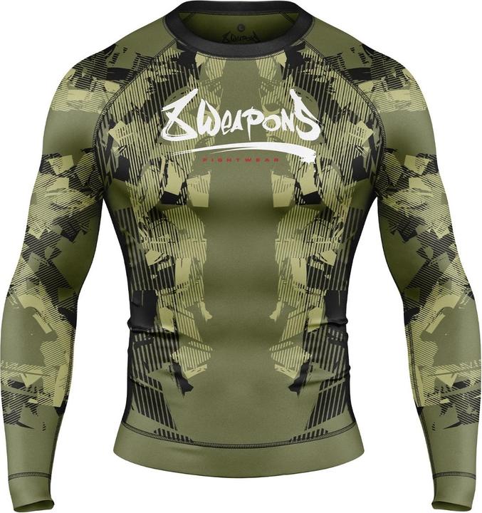 8Weapons 8 WEAPONS Rashguard, L/S, Hit 2.0, olive-black, XL (XL)