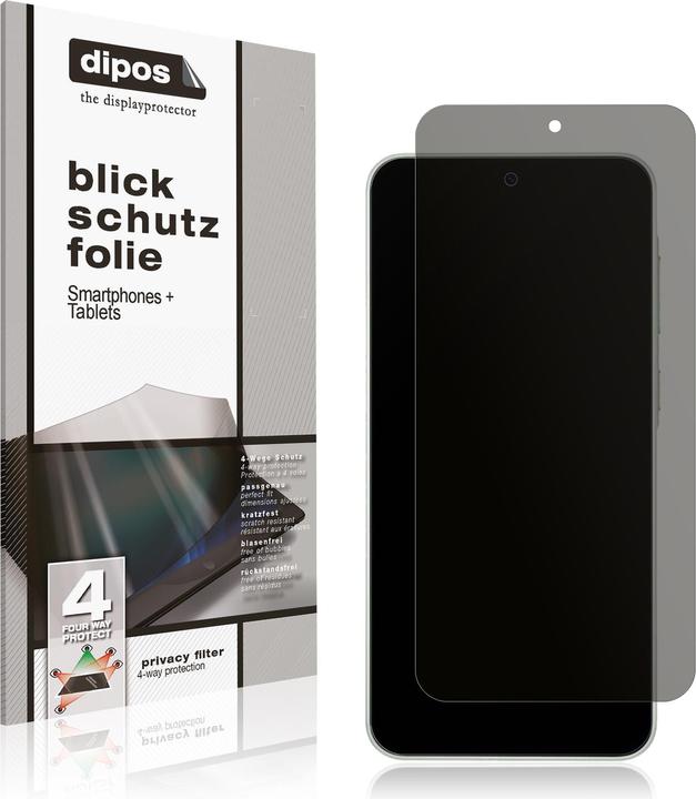 Actual product image Dipos Privacy Screen Protector 4-Way Privacy-Filter (1 Piece, Samsung Galaxy A36)