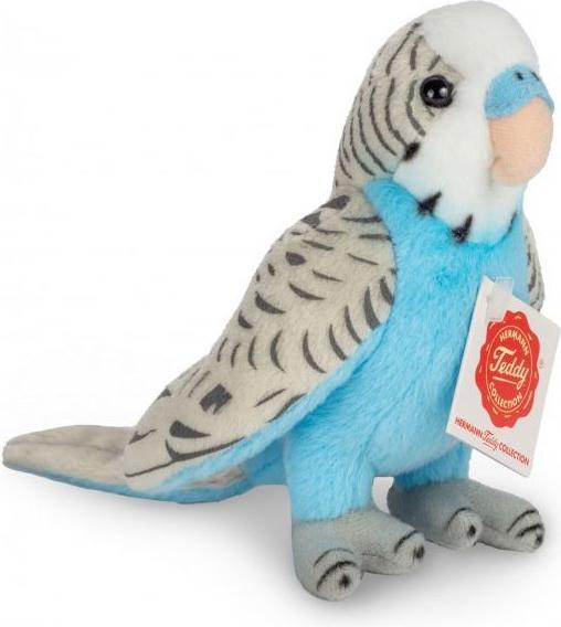 Produktbild Teddy Hermann Wellensittich blau 13cm (13 cm)
