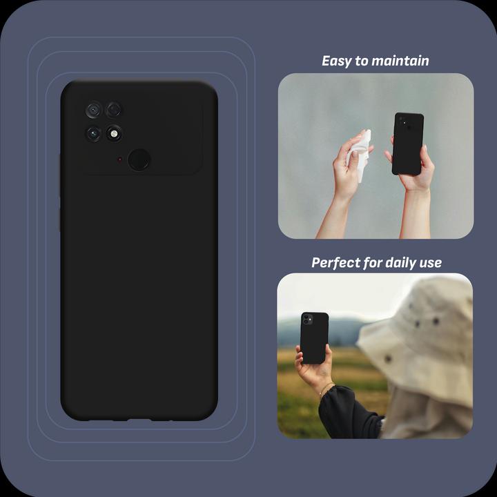 Produktbild Cazy Silikon Hülle Kompatibel mit Poco C40 - Soft TPU Schutz - (Xiaomi Poco C40)