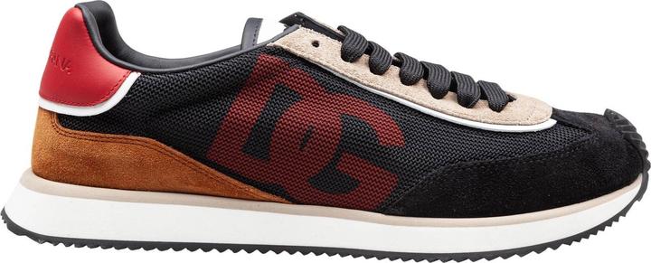Immagine prodotto Dolce & Gabbana cushion sneakers in mixed materials color black/beige (43)