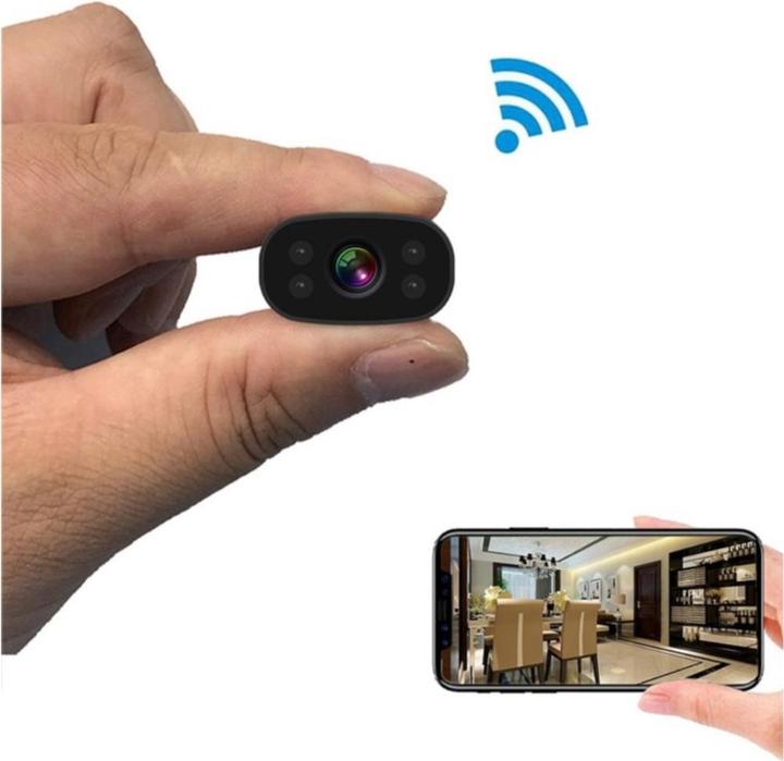 Actual product image Werkstein Mini WiFi IP Kamera FullHD 1080p, Nachtsicht, Micro SD, iOS/Android (1920 x 1080 Pixels)