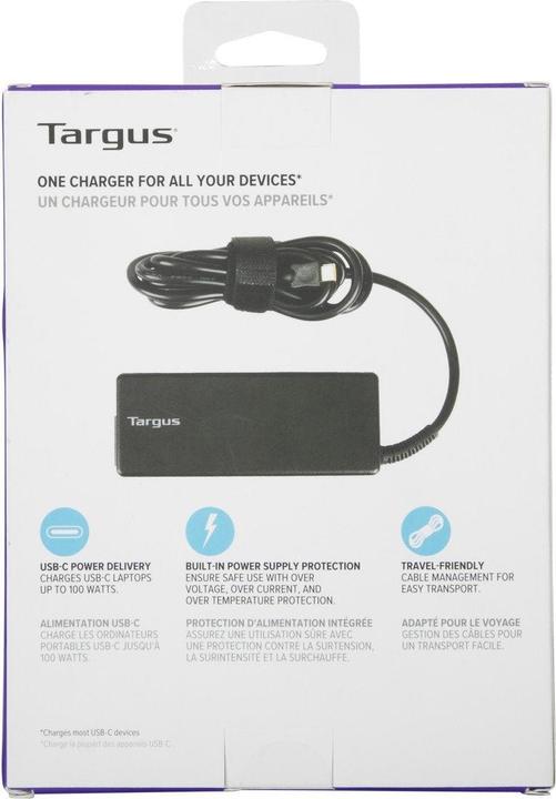 Image du produit Targus Chargeur USB Type-C 100W (100 W)