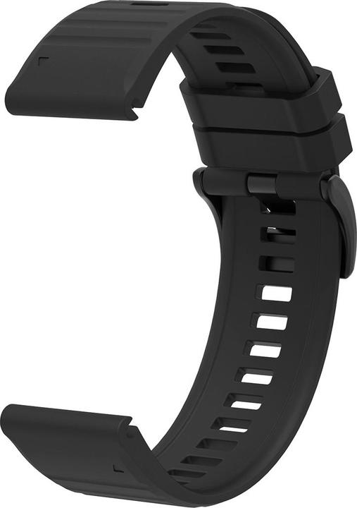 Produktbild Marka Niezdefiniowana Silikonarmband für Garmin Fenix ​​​​3/5X/6X/7X Pro – schwarz (Silikon)