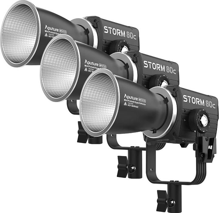 Aputure Storm 80c 3-Light kit (Studio light)