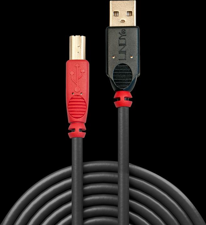 Produktbild Lindy USB A — USB B (10 m, USB 2.0, 2.50 W)