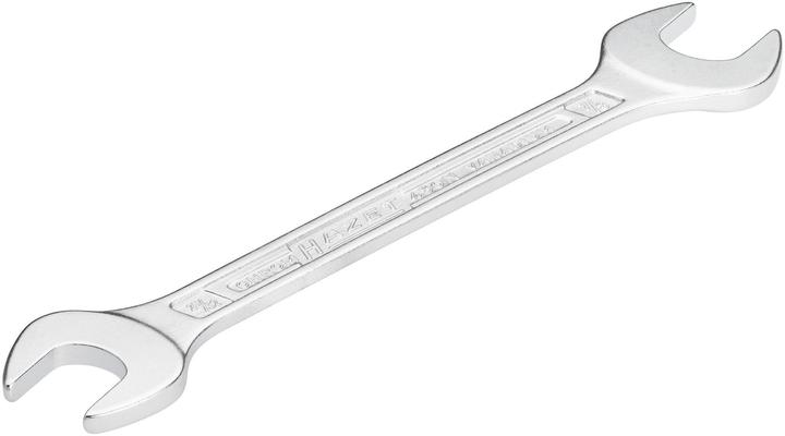 Actual product image HAZET Double open-end wrench 450NA-25/32X7/8VKH ∙ Outside hexagon profile ∙ 25⁄32 x 7⁄8 ″