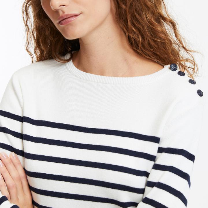 Produktbild La Redoute Collections Matrosenpullover aus Bio-Baumwolle (L)