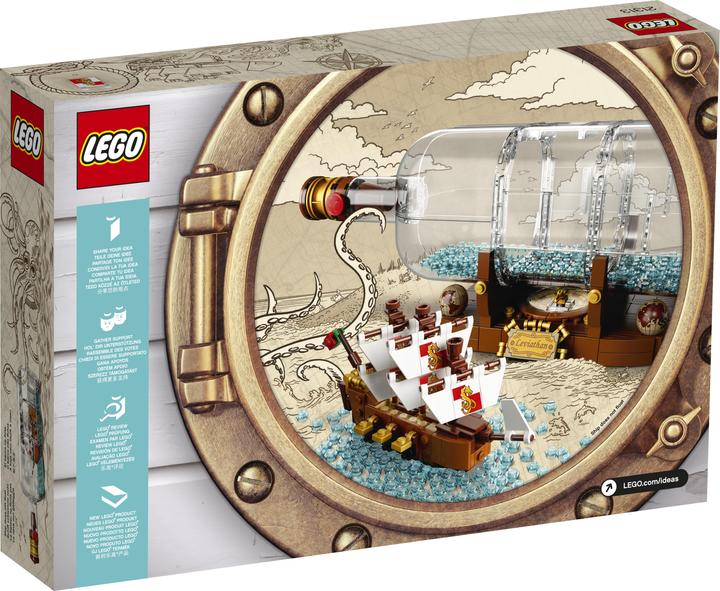 Produktbild LEGO Ideas Schiff in der Flasche (21313, LEGO Ideas, LEGO Seltene Sets)