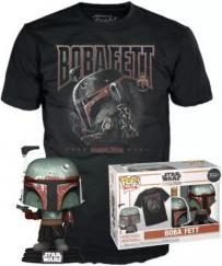 Actual product image Funko STAR WARS - Booble Head POP N° XXX - Boba Fett + T-shirt (S)