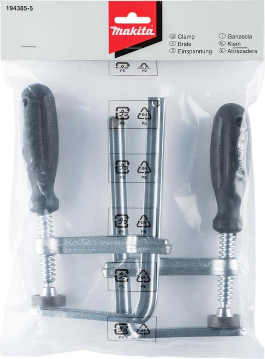 Actual product image Makita Screw Clamp Set (145 mm)