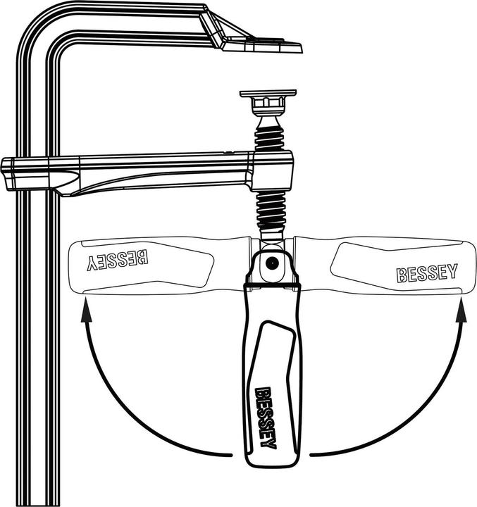 Image du produit Bessey Pince à vis (250 mm)