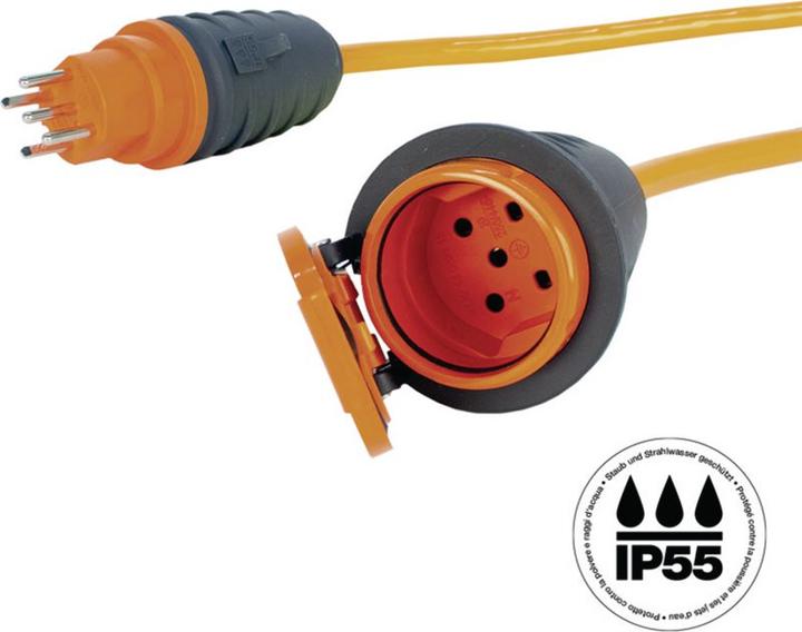 Steffen Industrial extension cable EPR-PUR 5x1.5mm2 20m T15 IP55 (20 m, Type 15)
