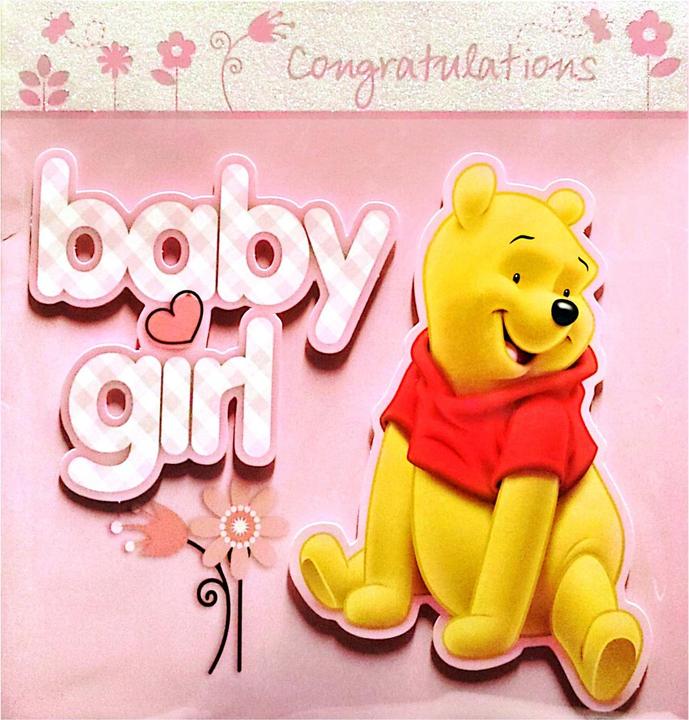 Immagine prodotto Winnie the Pooh Congratulations Bambina Biglietto d'Auguri (1 pz.)