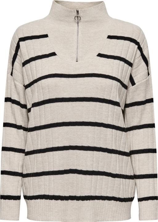 Only Normal geschnitten Hoch geschlossen Tief angesetzte Schulter Pullover Strickpullover (XL)
