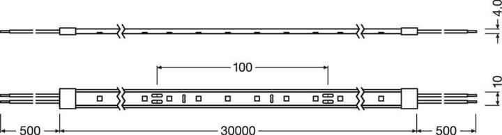 Produktbild Ledvance LED STRIP Flexstreifen VALUE-1400 30 meter reel -1400/865/30/IP65 dimmbar (Tageslicht, 3000 cm, Indoor)