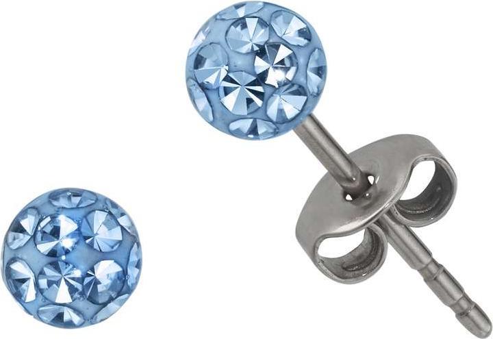 Actual product image Bijouteria Kids earrings (Surgical steel 316L, Crystal, Epoxy resin, PVC)