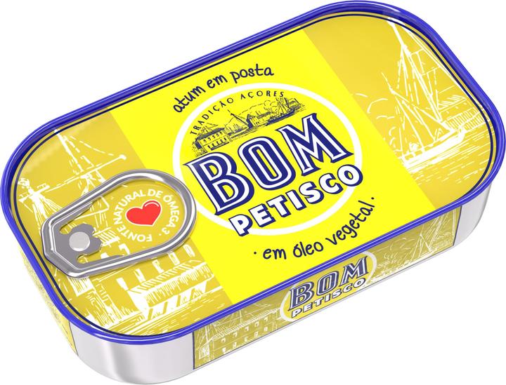 Actual product image Bom Petisco Tuna Solid Vegetable Oil (120 g)