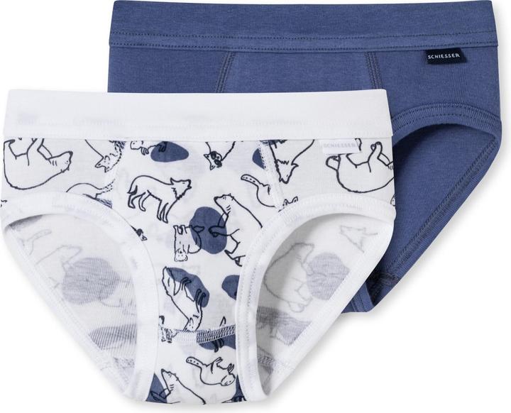 Produktbild Schiesser 2erPack Boys Slips (104, 2er Pack)