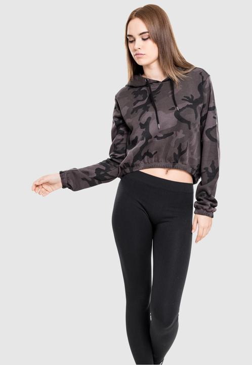 Actual product image Urban Classics Ladies Camo Cropped Hoody (M)